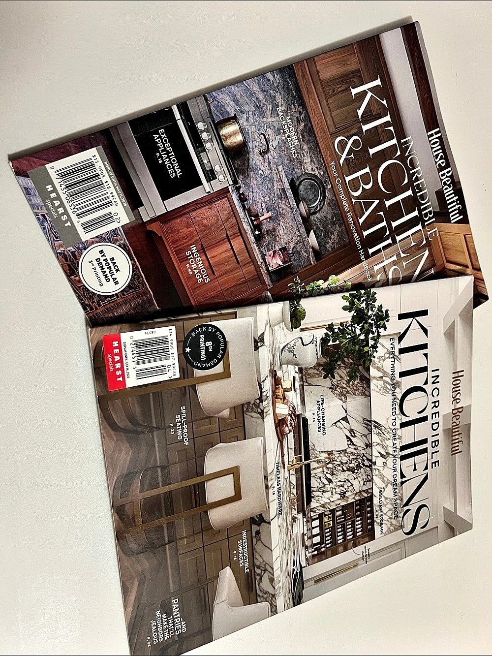 House Beautiful Incredible Kitchens & Baths Special Issues 2 issues 2025 new